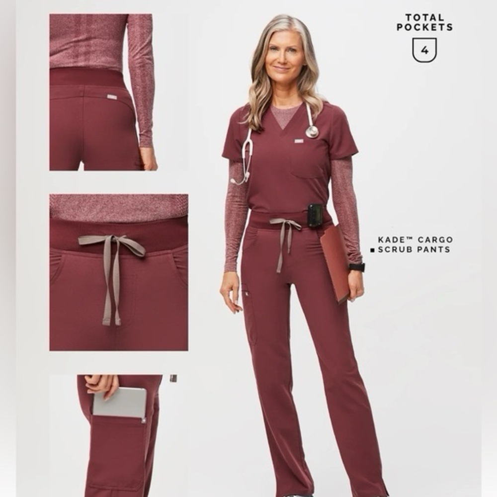 ISO Kade Cargo Scrub Pants - Picture 5 of 6